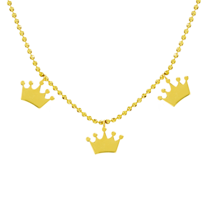 Child Triple Crown Necklace