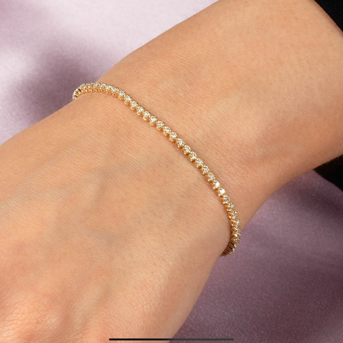 Mini Diamond Tennis Bracelet