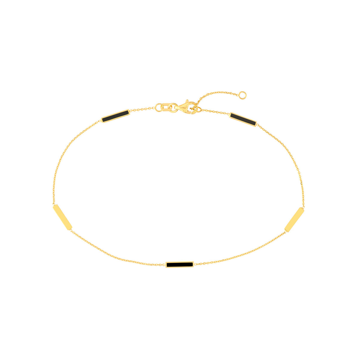 Enamel Bar Anklet- Various Colors